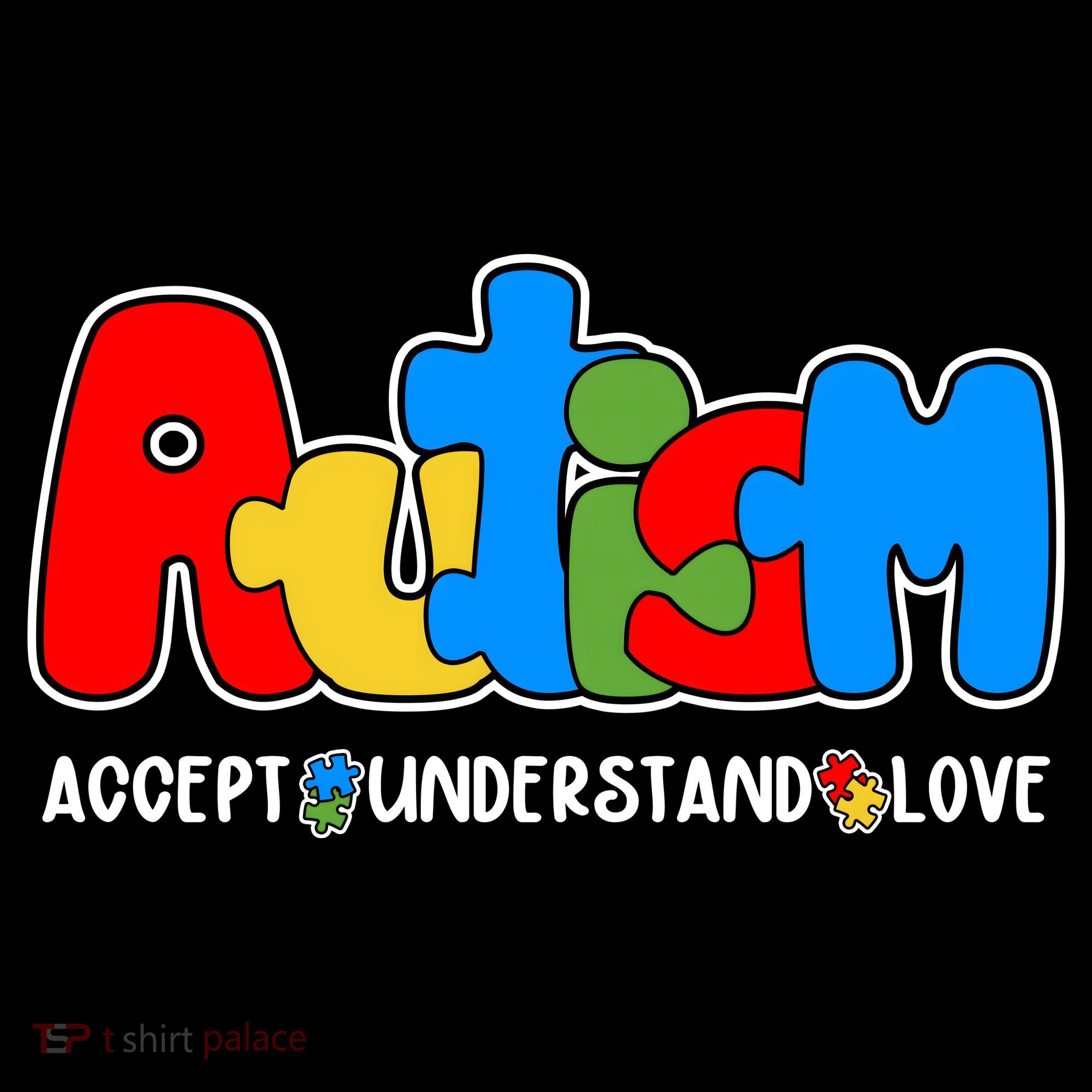 Autism Accept Understand Love Awareness Kids Sweatshirt