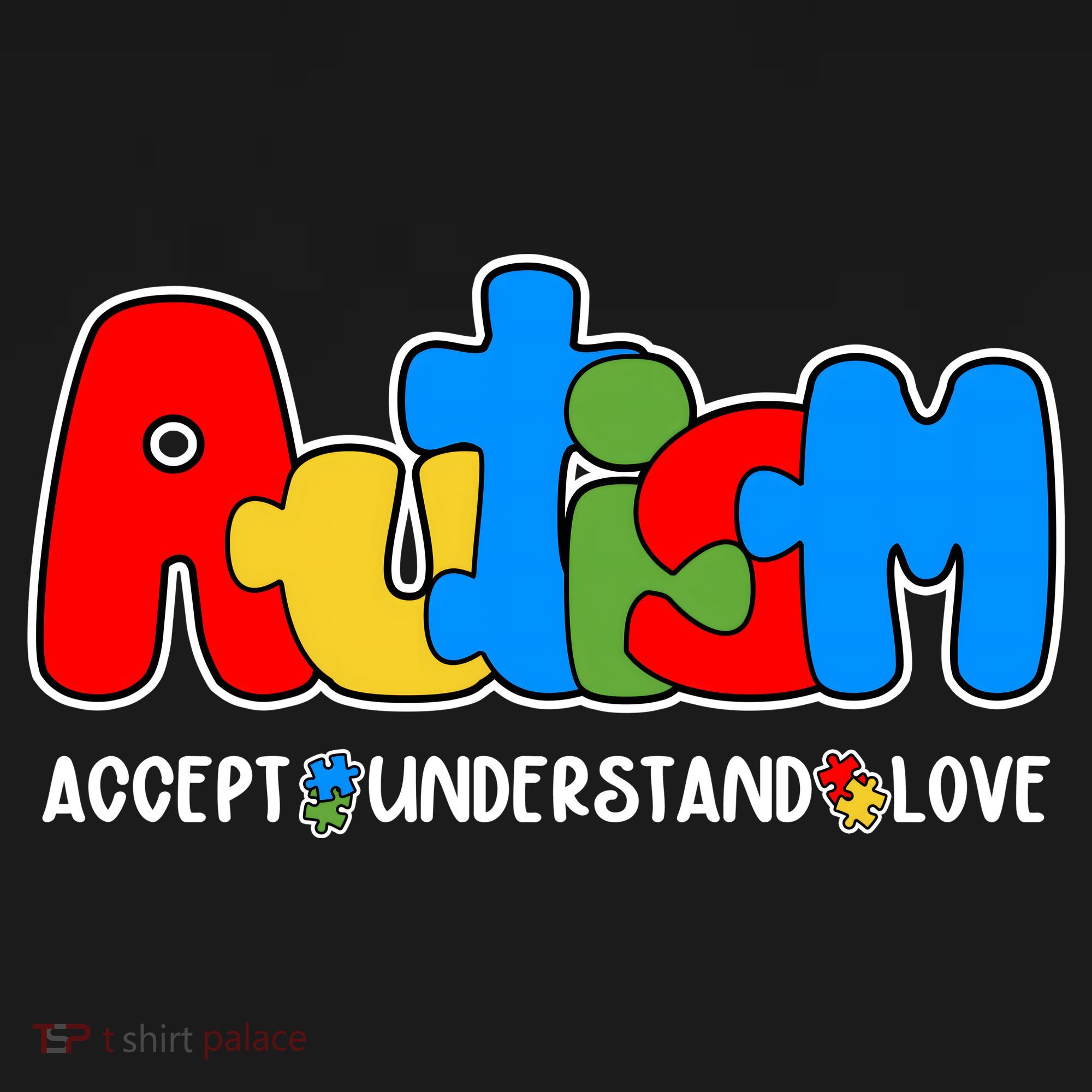 Autism Accept Understand Love Awareness Kids Hoodie