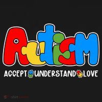 Autism Accept Understand Love Awareness Tote Bag thumb 4