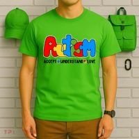 Autism Accept Understand Love Awareness T-Shirt thumb 6