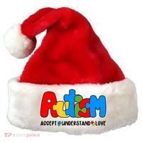 Autism Accept Understand Love Awareness Santa Hat thumb 0