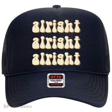 Alright Alright Vintage Retro 70's Design Hat