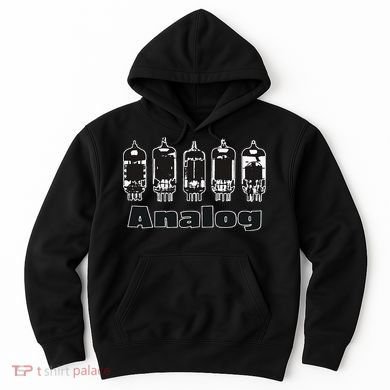 Aesthetic Analog Vacuum Tubes Audio Design Hoodie