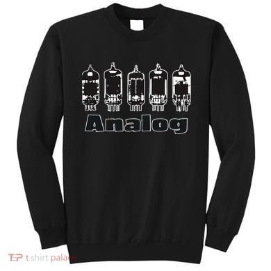 Aesthetic Analog Vacuum Tubes Audio Design Sweatshirt