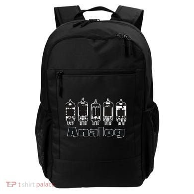 Aesthetic Analog Vacuum Tubes Audio Design Backpack