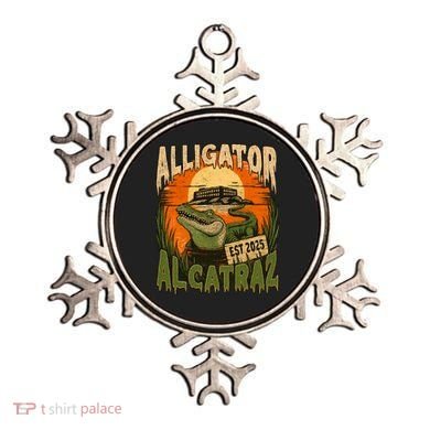 Alligator Alcatraz Vintage Gator Est 2025 Ornament