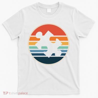 Autism Awareness Vintage Puzzle T-Shirt
