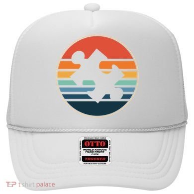 Autism Awareness Vintage Puzzle Hat