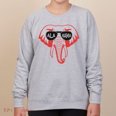 Alabama Al Vintage Red Elephant Women's Sweatshirt