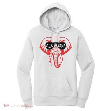 Alabama Al Vintage Red Elephant Women's Hoodie