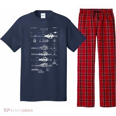 Archery Arrows Vintage Design Compound Bow Tee Pajama Set