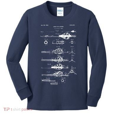 Archery Arrows Vintage Design Compound Bow Tee Kids Long Sleeve Shirt