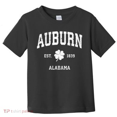 Auburn Alabama Vintage Shamrock Sports Toddler T-Shirt