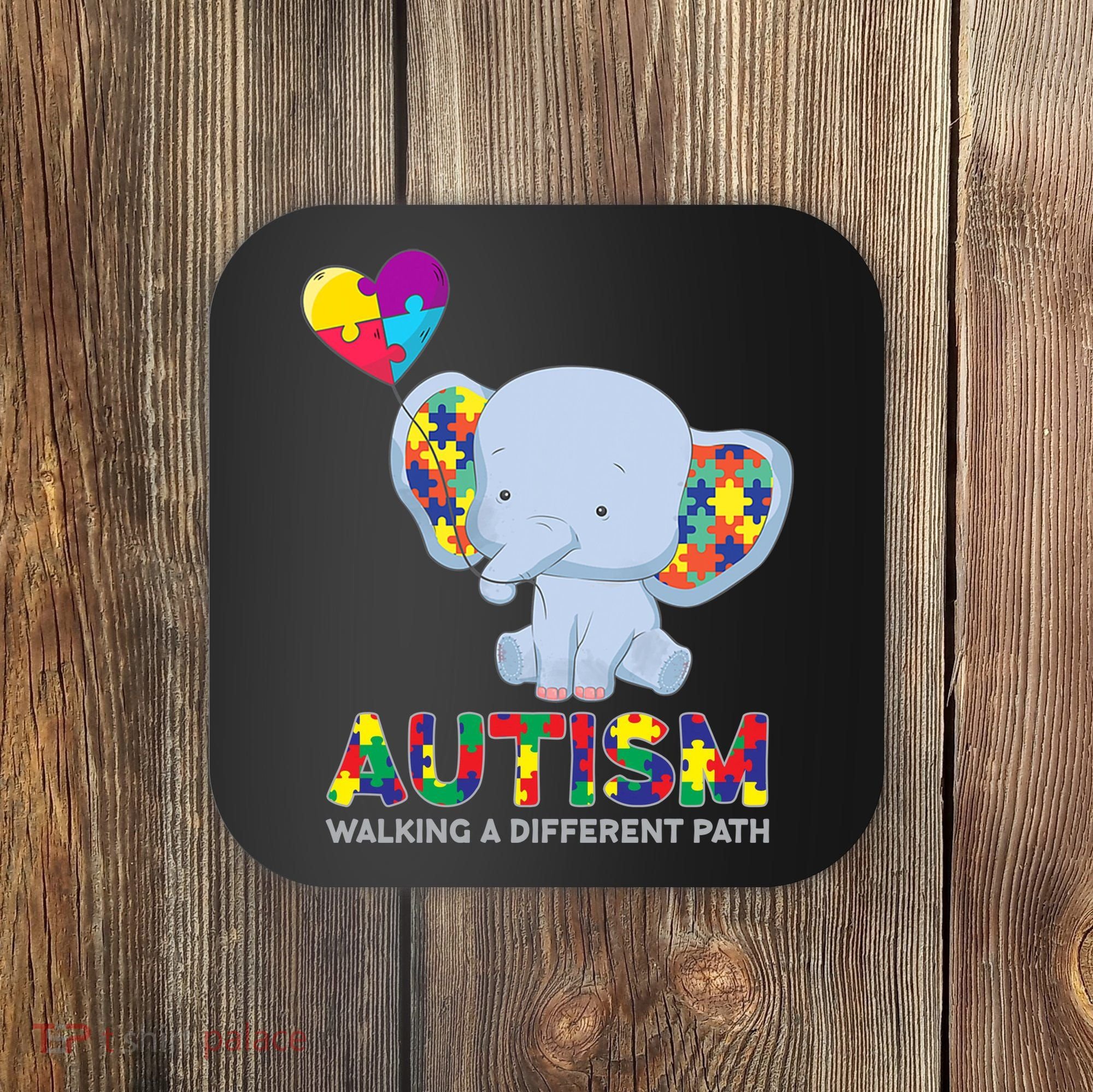 Autism Awareness Walking A Different Path Elephant Coaster