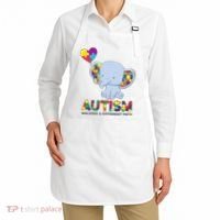 Autism Awareness Walking A Different Path Elephant Apron thumb 2