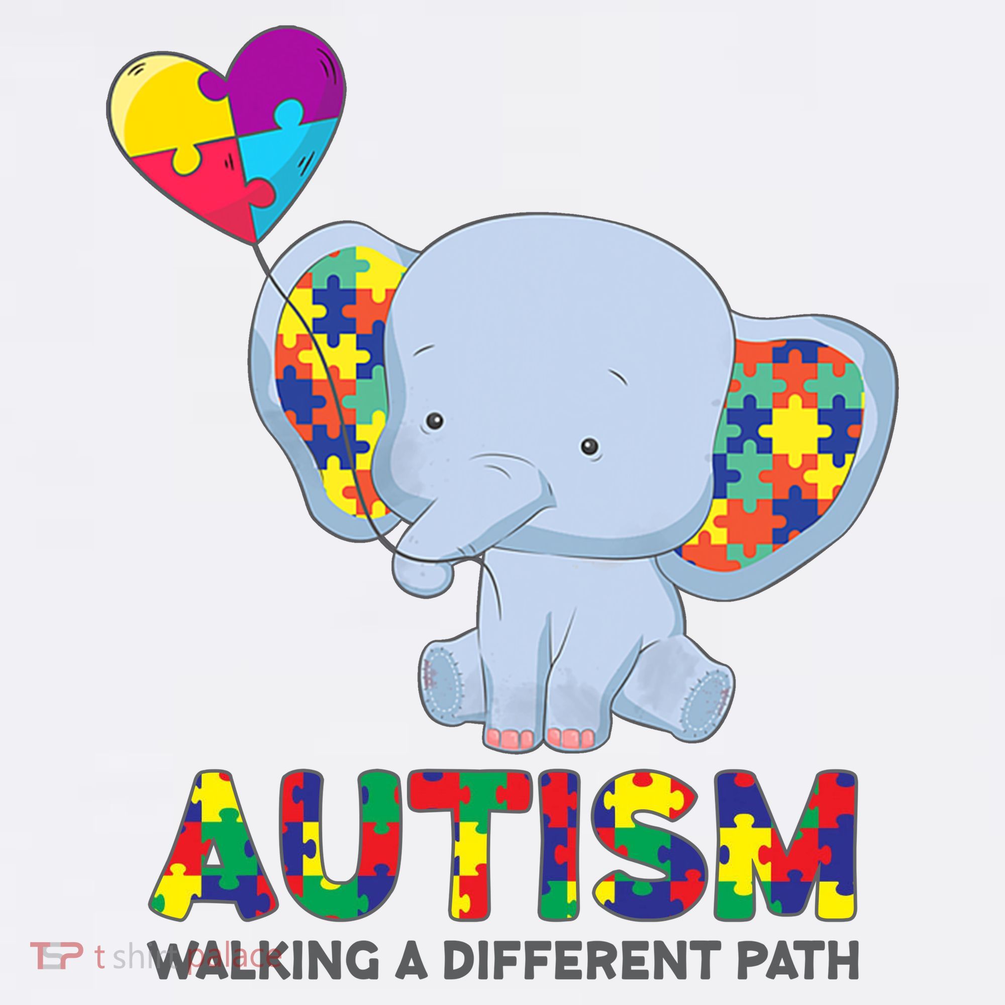 Autism Awareness Walking A Different Path Elephant Bucket Hat