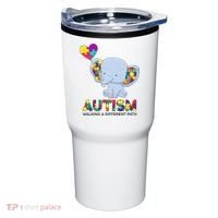Autism Awareness Walking A Different Path Elephant Tumbler thumb 0