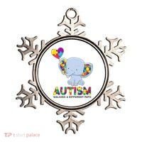 Autism Awareness Walking A Different Path Elephant Ornament thumb 0