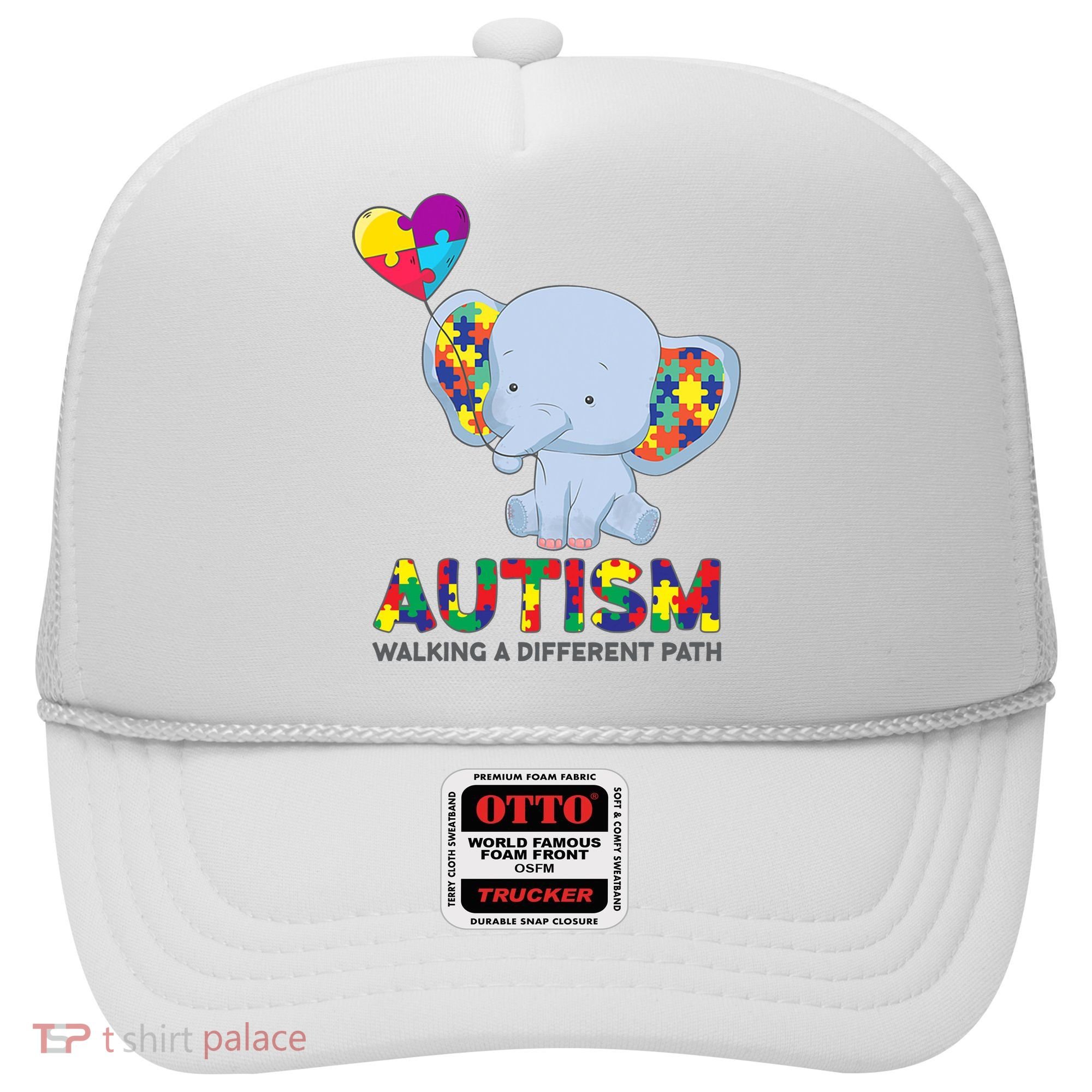 Autism Awareness Walking A Different Path Elephant Hat