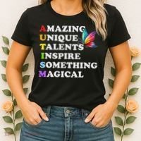 Autism Awareness Women Autism Women's T-Shirt thumb 2