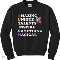 Autism Awareness Women Autism Kids Sweatshirt thumb 0