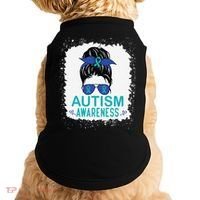 Autism Awareness Women Be Kind Autism Doggie Tank thumb 0