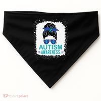 Autism Awareness Women Be Kind Autism USA-Made Doggie Bandana thumb 0