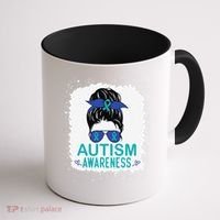 Autism Awareness Women Be Kind Autism Coffee Mug thumb 1