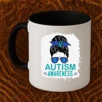 Autism Awareness Women Be Kind Autism Coffee Mug thumb 2