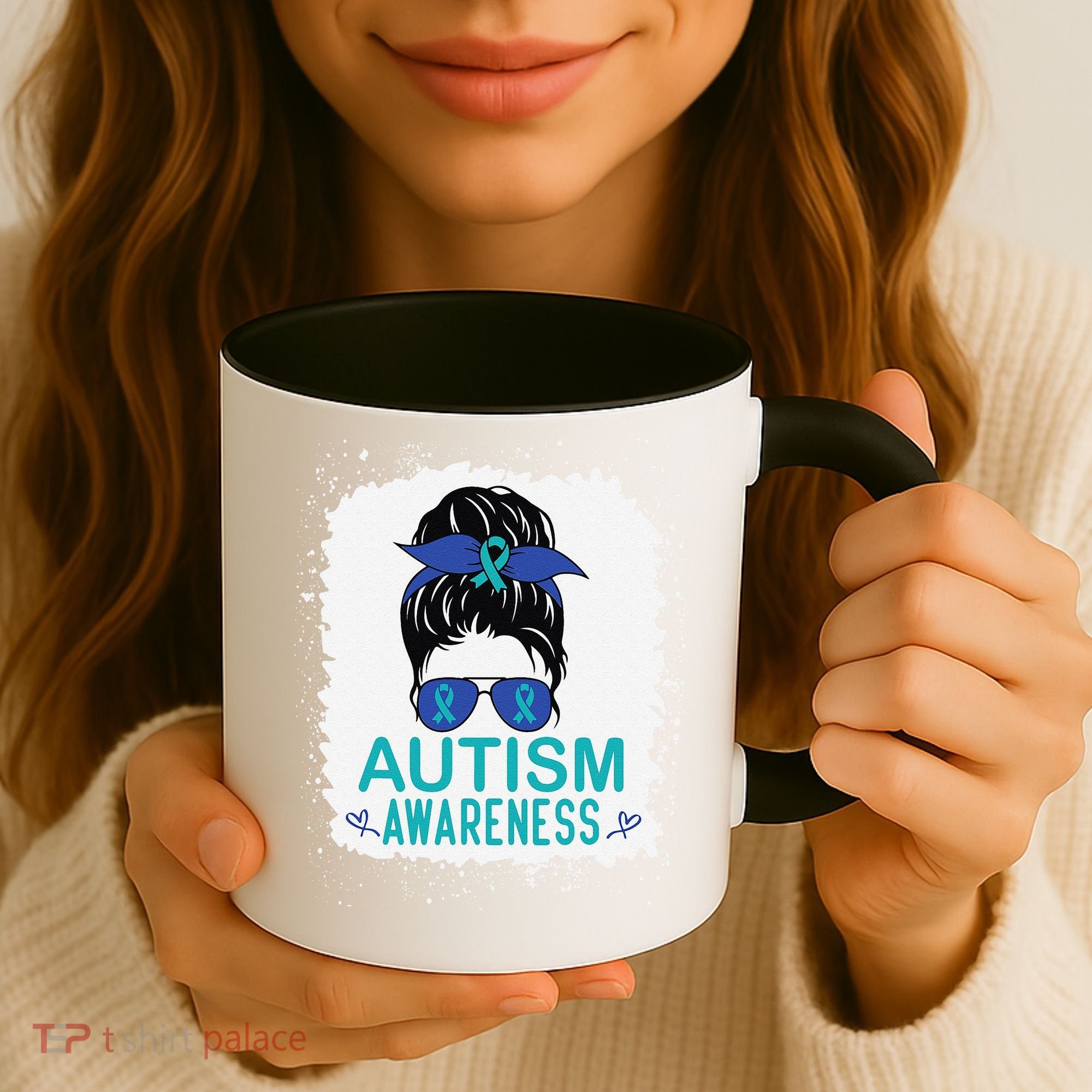 Autism Awareness Women Be Kind Autism Coffee Mug