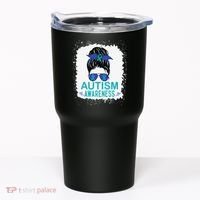 Autism Awareness Women Be Kind Autism Tumbler thumb 0
