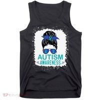 Autism Awareness Women Be Kind Autism Tank Top thumb 0