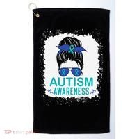 Autism Awareness Women Be Kind Autism Golf Towel thumb 0