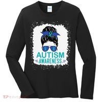 Autism Awareness Women Be Kind Autism Women's Long Sleeve Shirt thumb 0