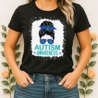 Autism Awareness Women Be Kind Autism Women's T-Shirt thumb 2