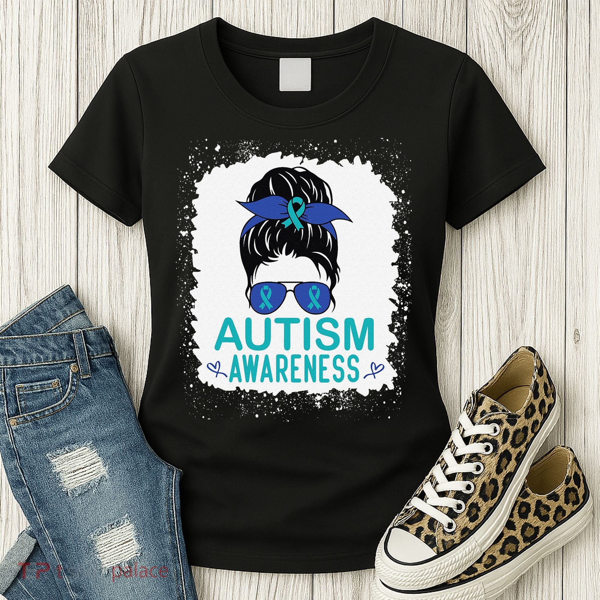 Autism Awareness Women Be Kind Autism Women's T-Shirt