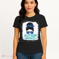 Autism Awareness Women Be Kind Autism Women's T-Shirt thumb 4