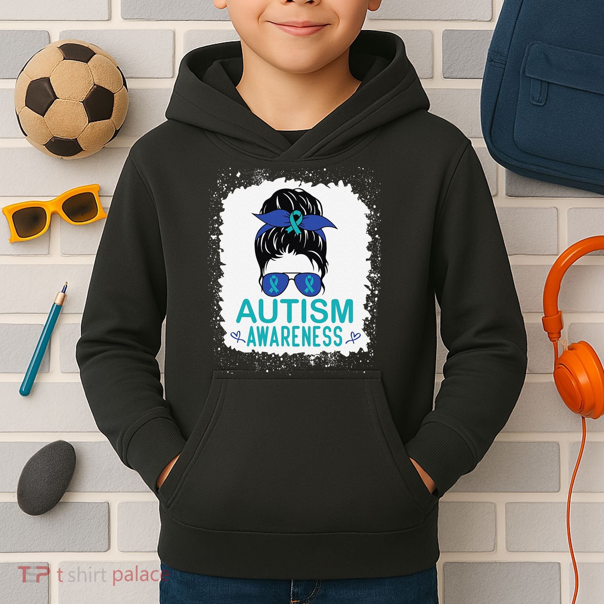 Autism Awareness Women Be Kind Autism Kids Hoodie