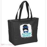 Autism Awareness Women Be Kind Autism Tote Bag thumb 2