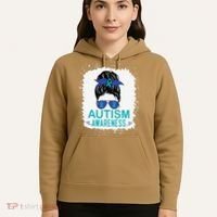 Autism Awareness Women Be Kind Autism Hoodie thumb 5
