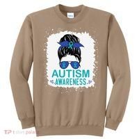 Autism Awareness Women Be Kind Autism Sweatshirt thumb 0
