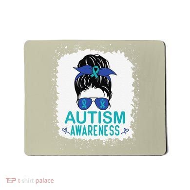 Autism Awareness Women Be Kind Autism Mousepad