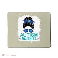 Autism Awareness Women Be Kind Autism Mousepad thumb 0