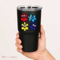 Autism Awareness With Smiling Puzzles Tumbler thumb 2