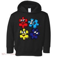 Autism Awareness With Smiling Puzzles Toddler Hoodie thumb 0