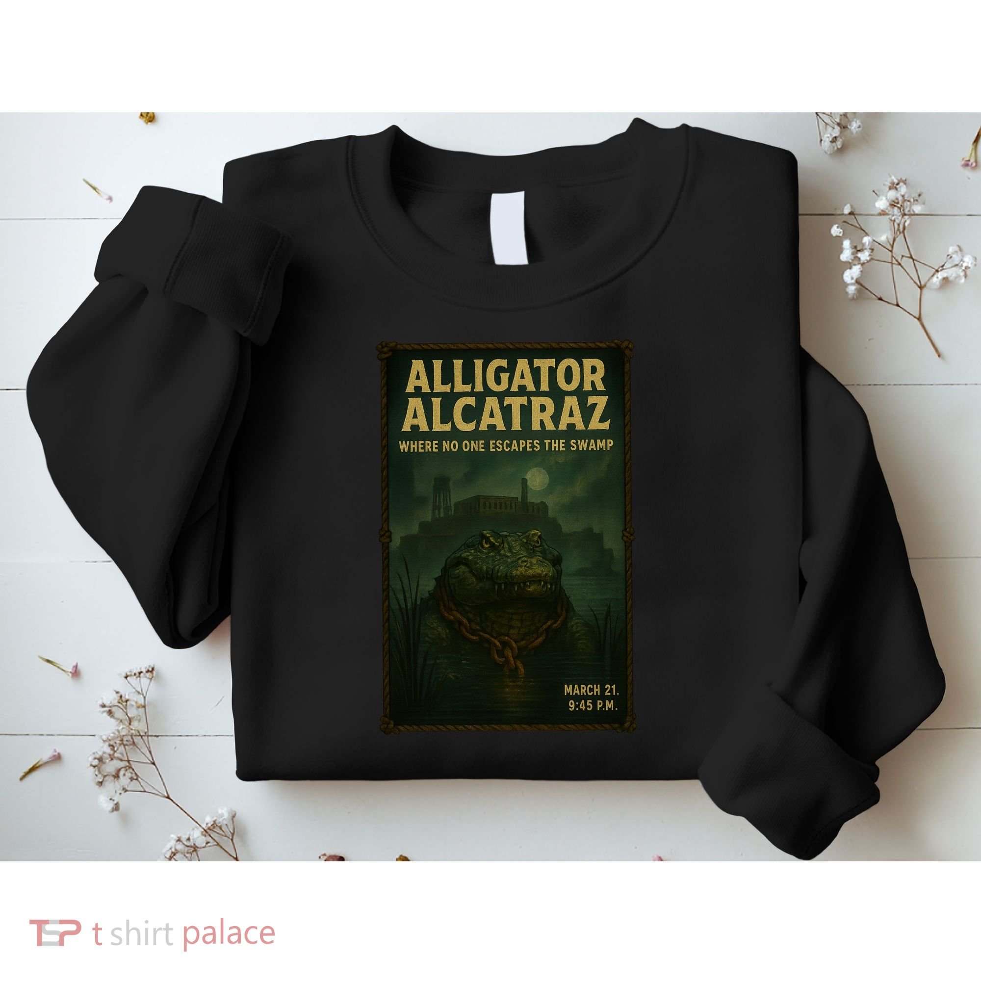 Alligator Alcatraz Where No One Escapes The Swamp Sweatshirt