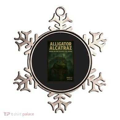 Alligator Alcatraz Where No One Escapes The Swamp Ornament