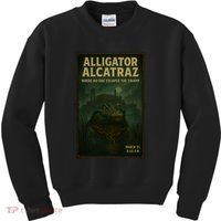 Alligator Alcatraz Where No One Escapes The Swamp Kids Sweatshirt thumb 0