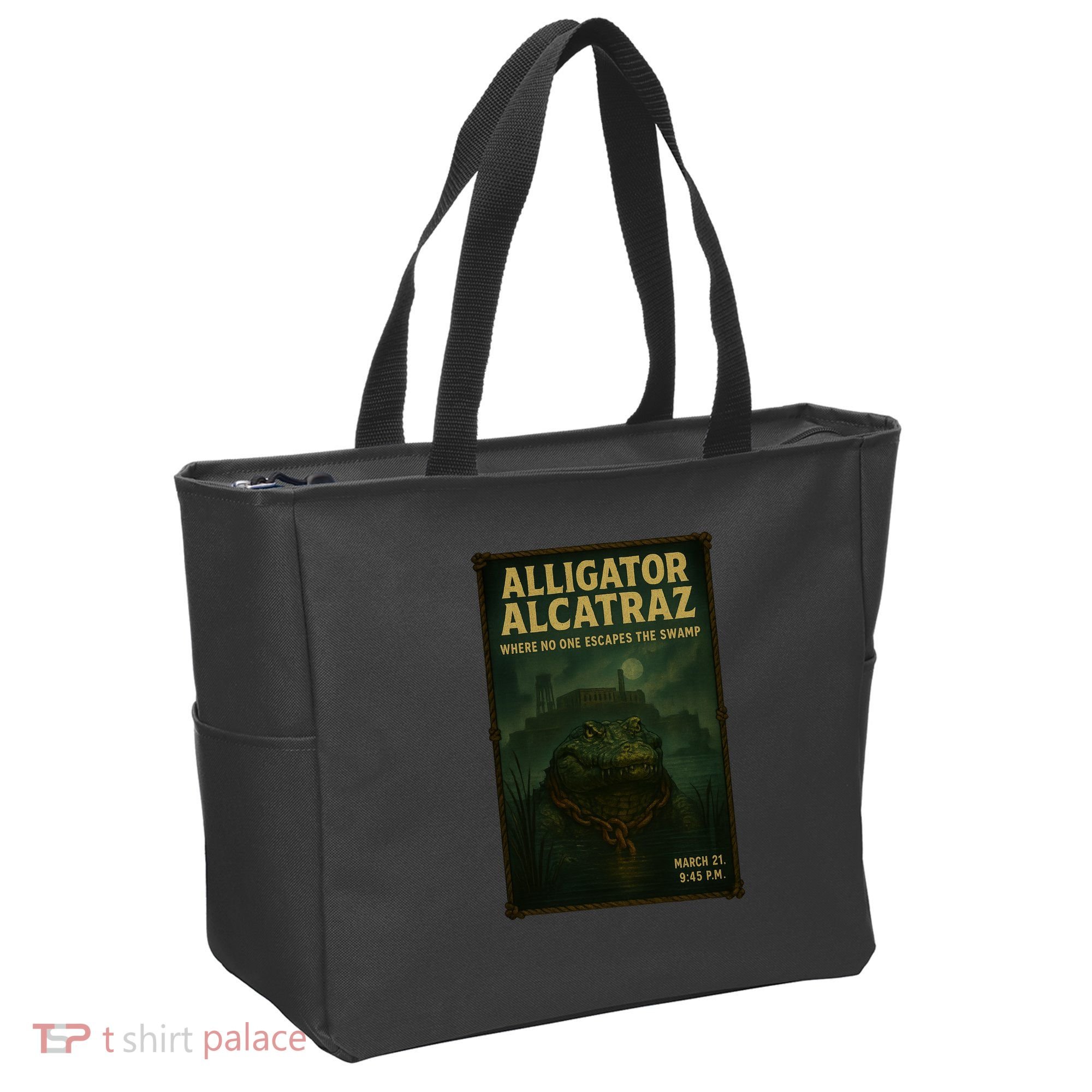 Alligator Alcatraz Where No One Escapes The Swamp Tote Bag