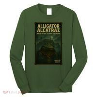 Alligator Alcatraz Where No One Escapes The Swamp Long Sleeve Shirt thumb 0